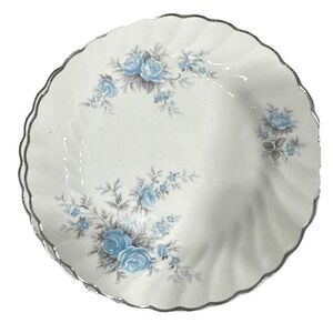 8 Vintage Johnson Brothers 6" plates Snowhite Regency Made In England.